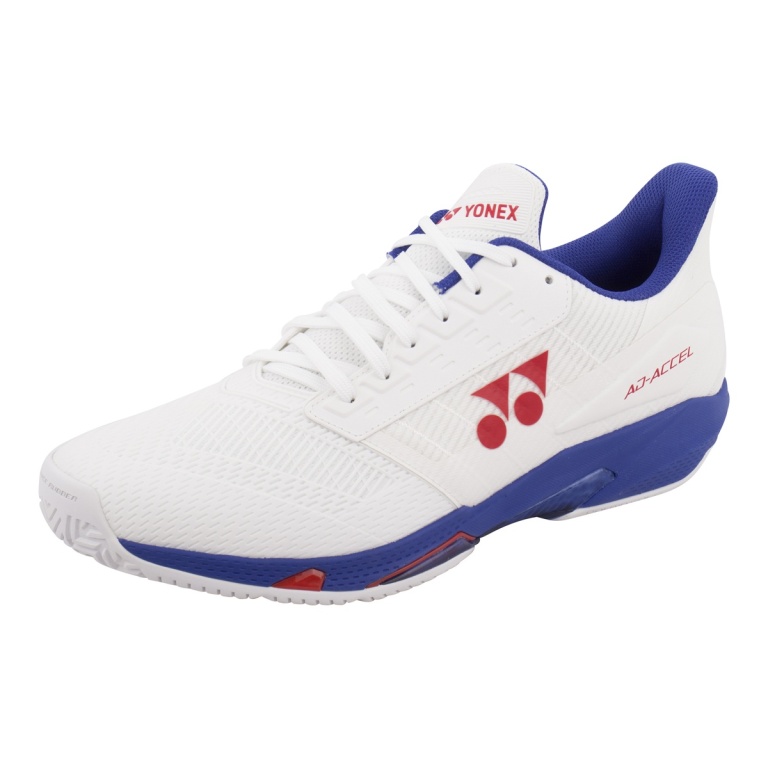 Yonex Tennisschuhe Power Cushion AD-ACCEL Wide Clay/Sandplatz/Leichtigkeit 2026 weiss/blau Herren